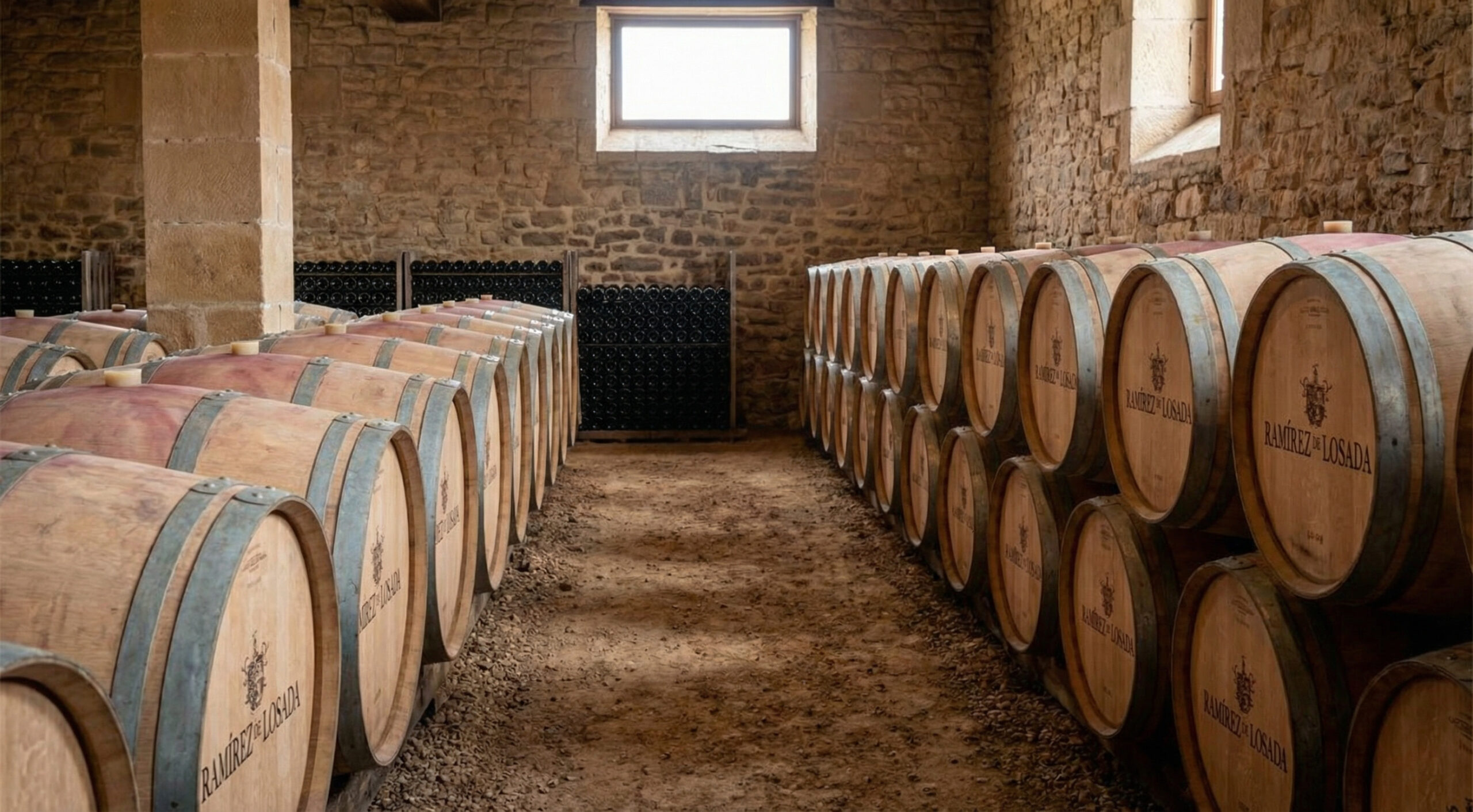 Bodega y barricas Ramírez de Losada