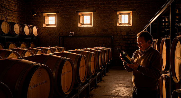 Viñedo cuidado con esmero